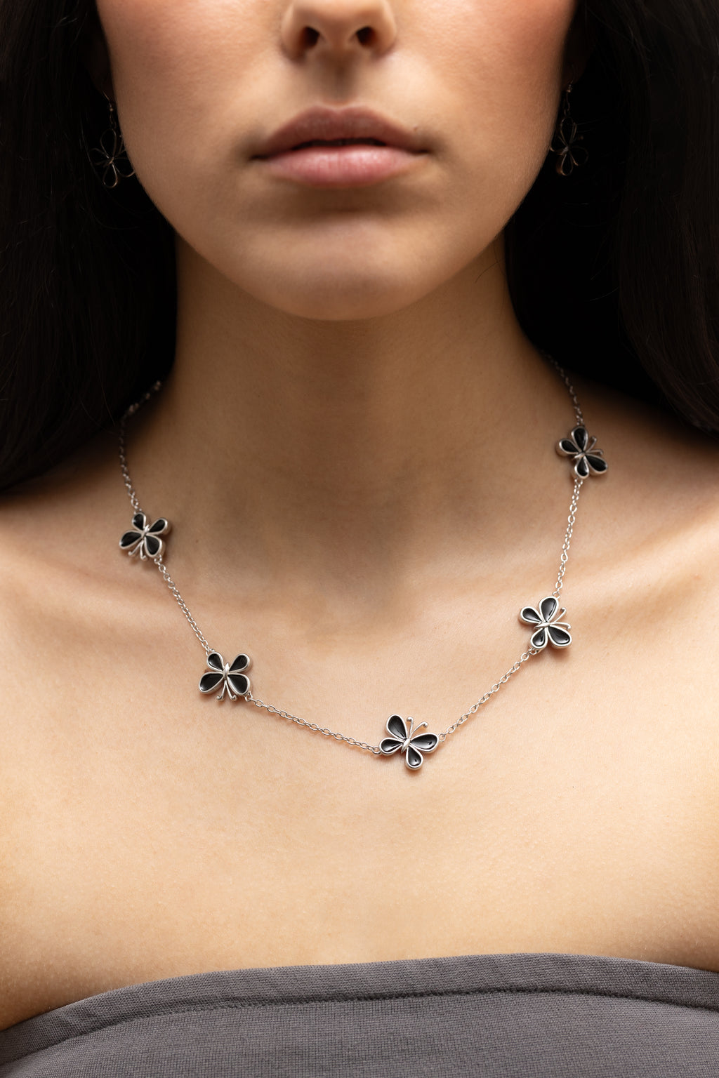 Collana Farfalle di Mezzanotte